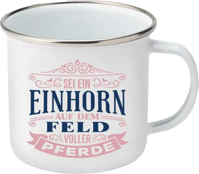 Produktbild von Top Lady Kaffeetasse Kaffeebecher Sei ein Einhorn