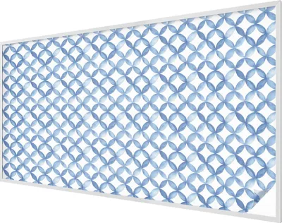Obrázek produktu pro Vitrážová fólie na okno - 116x200 cm - vitrážový vzor - neprůhledná dekorační fólie pro ochranu soukromí - samolepicí, ochrana proti UV záření - geometrické květy