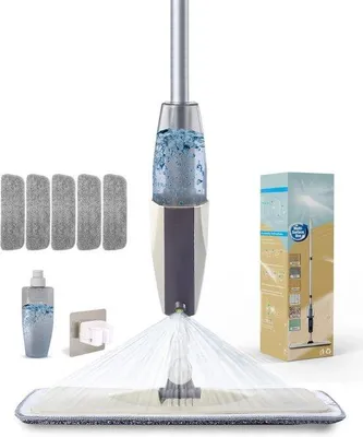 Produktbild von Famanu Spraymopp 360° Drehkopf - Weiß/Grau