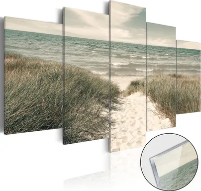 Produktbild von 3mm Acrylglasplatte Acrylglasbild - Quiet Beach 200x100 cm Landschaften c-C-0039-k-p