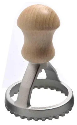 Ravioli-Stempel rund Ø 58 mm, Aluminium, Silber