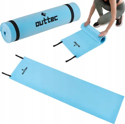 Obrázok produktu pre Outtec® karimatka na spanie, turistická karimatka, karimatka do stanu, karimatka na spanie - 180x50 cm - pre outdoor, stan, kempovanie, turistiku, piknik - penová karimatka