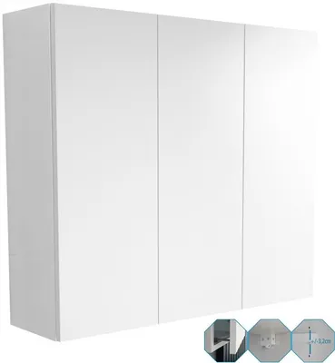 Zdjęcie produktu dla szafka łazienkowa 90 90cm 90x80 wisząca szafka do łazienki biała biały mat
