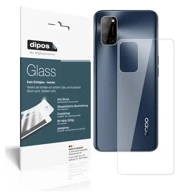 Zdjęcie produktu dla 1x Folia ochronna na tylną pokrywę Oppo A52 - Folia przeciwwstrząsowa 9H z plastikowego szkła dipos Glass