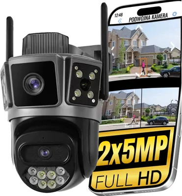 Produktbild von Heelly Pro 2X5mp Schwenkkamera Mit Alarm, 6X Zoom, Auto-Tracking