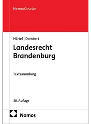 Zdjęcie produktu dla Landesrecht Brandenburg