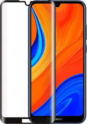 Produktbild von BigBen Connected, Ölabweisende 2.5D Glas-Displayfolie für Huawei Y6S, Schwarz transparent