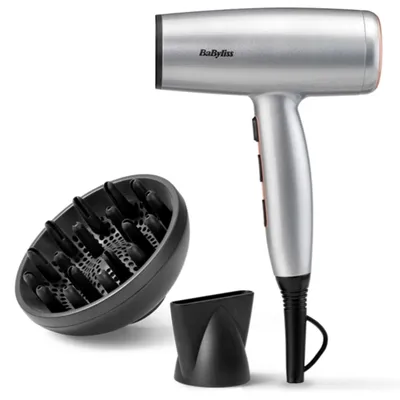 Produktbild von BaByliss Cosmos D580DE, Gleichstrom, Satinierter Stahl, Hängeschlaufe, 1,95 m, Tasten, China