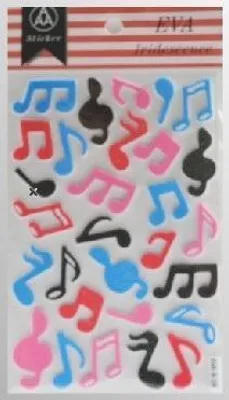 Obrázok produktu pre Stiker s penovými prvkami so svetlými trblietkami