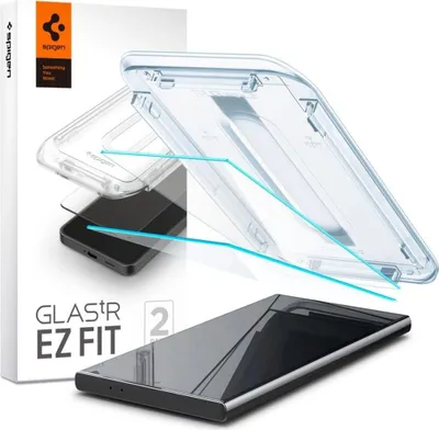 Immagine prodotto di Pellicola protettiva per schermo Spigen Samsung Galaxy S24 Ultra Glas.tR EZ Fit, confezione da 2