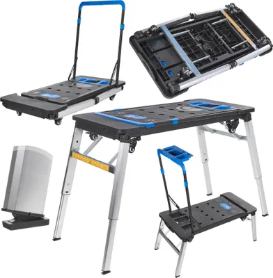 Produktbild von GEKO Skladací multifunkčný pracovný stôl 7v1 G10874