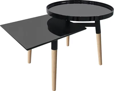 Produktbild von Kayoom - Moderner Beistelltisch Butler 210 Schwarz