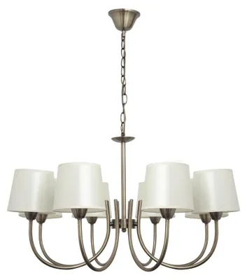 Levitierende Lampe, E14, Metall/Textil, 8 Lampen