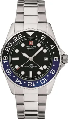 Zdjęcie produktu dla Swiss Alpine Military mski zegarek analogowo-kwarcowy 7052.1132SAM stal szlachetna