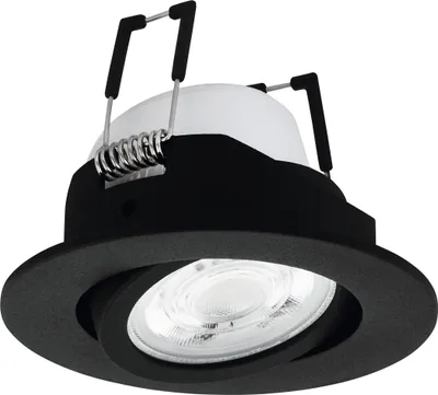 Produktbild von SALICETO-Z Einbauleuchte Einbaulampe Deckenlampe Deckenleuchte - Ø8,8 x ET42 cm - schwarz - 4,7W inkl. - IP20