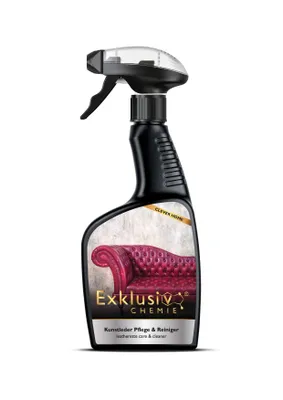 Produktbild von Exklusiv Chemie Kunstleder Pflege, Intensives Pflegemittel für Kunstleder, Für Möbel, Auto, Sofa - 500ml