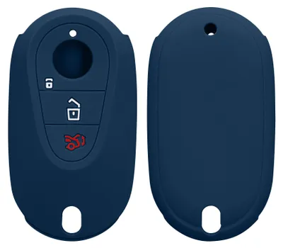 Produktbild von kwmobile Schlüsselhülle für Mercedes Benz 3-Tasten Smart Autoschlüssel Hülle - Autoschlüssel Schlüssel Hülle aus Silikon - Schlüsselschutz Gehäuse in
