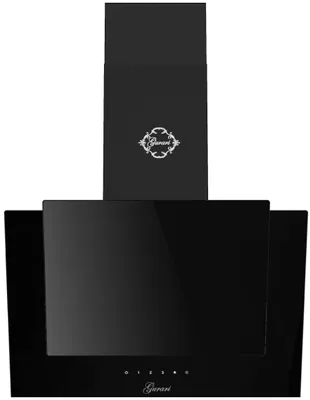 Produktbild von GURARI Kopffreihaube CH 6065E, Dunstabzugshaube 60 cm, Wandhaube, Schwarz Glas, 1000m³/h