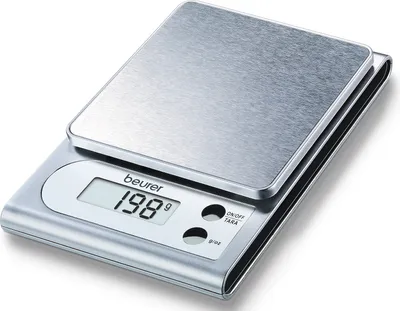 Produktbild von BEURER Waga kuchenna KS 22 cyfrowa, udźwig 3kg srebrna