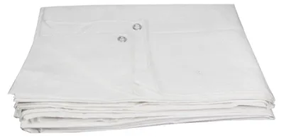 Productafbeelding van Afdekzeil - Polyethyleen - Wit - 3 x 4 m - Waterdicht