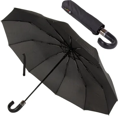 Obrázok produktu pre Verk 25012 Skladací dáždnik 100 cm, čierna