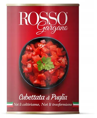 Image de Tomates en dés de la région des Pouilles, 400 g - Rosso Gargano