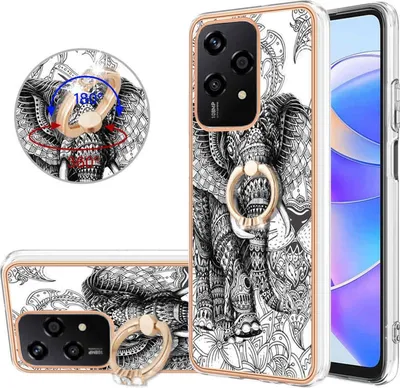 Immagine prodotto di Per Honor 200 Lite Design Series TPU + PC con custodia ad anello Custodia protettiva