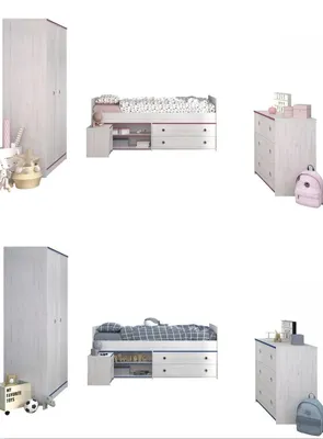 Produktbild von Parisot Kinderzimmer-Set Smoozy 21, 4-tlg.