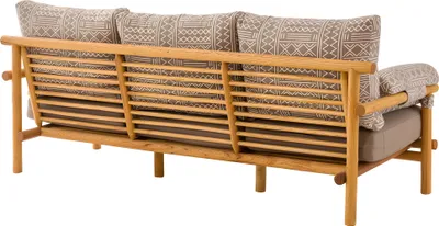 Obrázek produktu pro Moderní béžová látková pohovka na terasu a balkon
