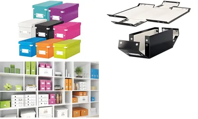 Produktbild von Leitz Click & Store CD Aufbewahrungsbox, Türkis, Karton, 143 mm, 352 mm, 136 mm, 440 g