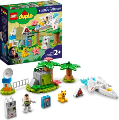 Produktbild von LEGO 10962 DUPLO Disney and Pixar Buzz Lightyears Planetenmission Weltraum-Spielzeug mit Raumschiff und Roboter für Kleinkinder ab 2 Jahre, Mädchen und Jungen