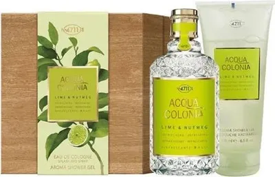 Produktbild von 4711 Acqua Colonia Lime & Nutmeg EdC 50 ml Set mit Duschgel