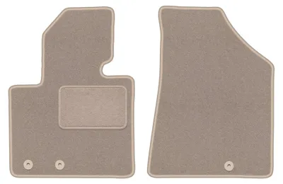 Imagen del producto de Alfombrillas delanteras de moqueta para Kia Sorento II 2009-2015 (SUV) – 2 piezas, beige, a medida – Wielganizator LUX