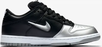 Obrázek produktu pro Supreme x Nike SB Dunk Low OG "Jewel Swoosh Silver", CK3480-001, Velikost: 42