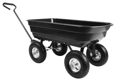 Obrázok produktu pre HOGLER 3957 Záhradný vozík, 300 kg, čierny