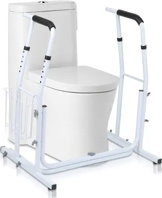 Productafbeelding van Verstelbare toiletstoel voor senioren, geschikt tot 200 kg