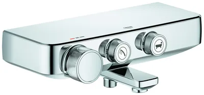 Produktbild von GROHE 34718000 THM-Wannenbatterie Grohtherm SmartControl 34718 Wandmontage chrom