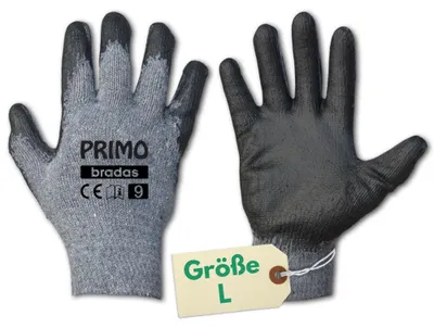 Produktbild von Arbeitshandschuhe Herren Gr. L Garten Handschuhe Arbeit Gartenhandschuhe Damen Montage Handschuhe Mechaniker Latex Schutzhandschuhe Sicherheitshandschuhe Gr. 9