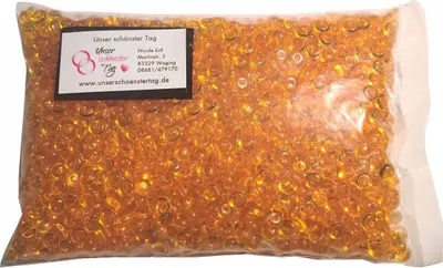 Produktbild von 333 ml Streudeko Tautropfen orange SR0019T        ( 100 ml / 2,66 € )