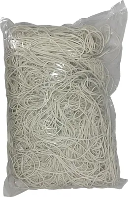 Produktbild von 1 kg Gummiringe weiß 100 mm Ø 1,5 x 1,5 mm breit