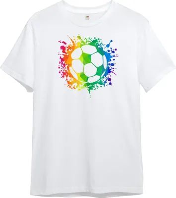 Produktbild von PAULGOS Kinder T-Shirt, Bunter Fußball