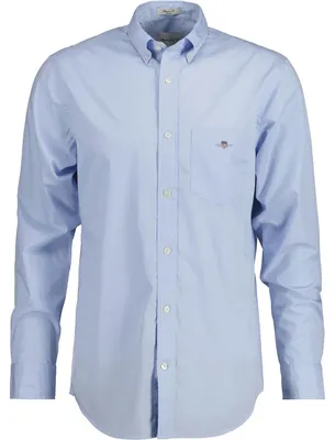 Image de CHEMISE BANQUIER REG CLASSIC EN POPLIN 455 BLEU CLAIR Taille XL