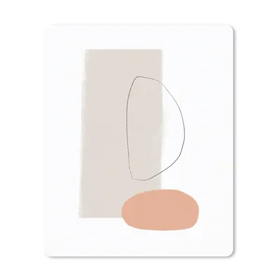 Produktbild von MuchoWow® Mauspad Mousepad Minimalismus - Pastell - Abstrakt 19x23 cm - Mousepads - Maus Mat - Pad - Mausunterlage - Mauspads - Spielen