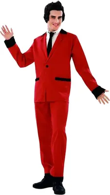 Immagine prodotto di Costume da mamma rockabilly per uomo rosso M-L rosso M-L