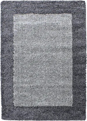 Produktbild von Hochflor Teppich Lux rechteckig, Farbe: Grau, Größe:300x400 cm