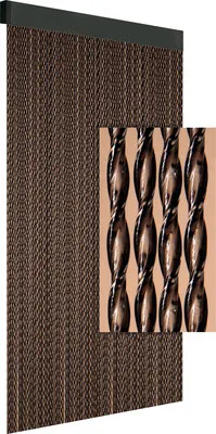 Obrázek produktu pro Závěs do dveří Adia černá 100x230 cm