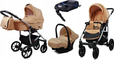 Obrázek produktu pro Kočárek 4v1 BabyLux Qbaro Beige