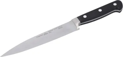 Produktbild von STUBAI Filiermesser flexibel | 180 mm | Filetiermesser, Fleischermesser aus Edelstahl für Schneiden von Fleisch, Steak, Filet, Geflügel & Lebensmitteln, spülmaschinenfest, schwarzer Griff