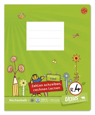 Productafbeelding van Formati 060561064. Rekensomboekje, kwartformaat. 20 bladen, 80 g/m², geruit (5 mm)