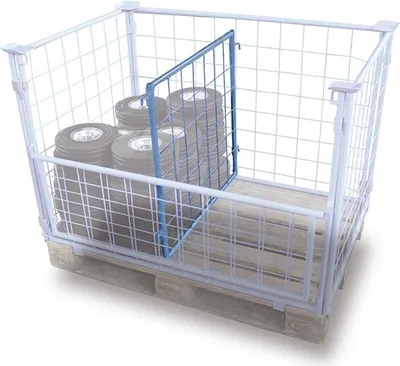 Produktbild von Variofit Palettenaufsatz Trenngitter, Abmaße:950x1000 mm